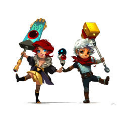 lexxerduglas:  jenzeejunk:  Transistor is out! Supergiant Games