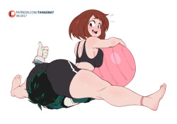 tangobat:  Deku bein a good workout partner~ Old patron voted