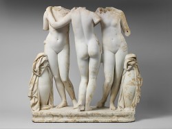 ancientpeoples:   Marble Statue Group of the Three Graces, 1.23