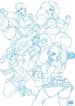 tovio-rogers:    #wip of a streets of rage/bare knuckle piece