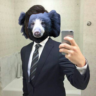 What about we put a bear’s head on Mark’s body?