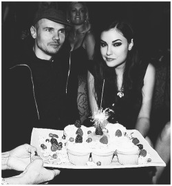 rhydill:  Sasha Grey & Billy Corgan on We Heart It. http://weheartit.com/entry/68896552/via/Marianna_Spectrum