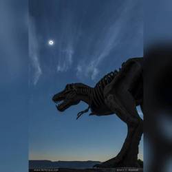 Eclipsosaurus Rex #nasa #apod #eclipse #totalsolareclipse #sun