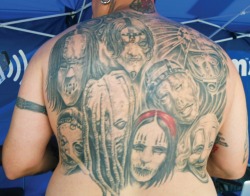 SLIPKNOT MASKS BACKPIECE