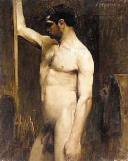 polmaic:  Male nude, Pierre Amédée Marcel-Béronneau (1869-1937)