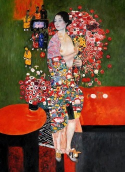 paintmedownsir:  Gustav Klimt, The Dancer, 1916 