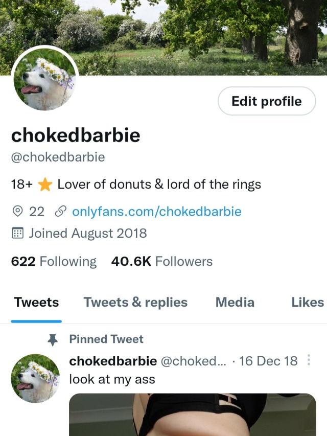 chokedbarbie:you can follow my twitter to see more content of