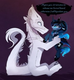 magnalunaarts:I missed Nemesis, and I think she likes upsies :3