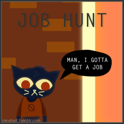 sleufoot: Job Hunt (part 1) - Mae is looking for work. First