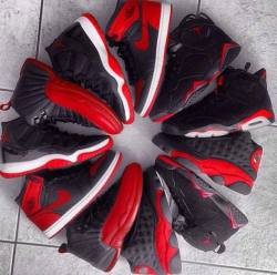 cant go wrong w/ black and red jordans 8)