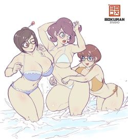 bokuman:  La trinidad esta completa… #meiisbae #overwatch #mei