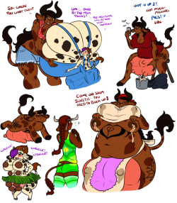 alorok: MMM- Cow Compilation!   Some quickies to celebrate the MOO!At a certain point, helping the overly endowed is much more comparable to helping someone move furniture. It’s a good thing that some of the time I spend as a cow is as the giant-BuffAlo.