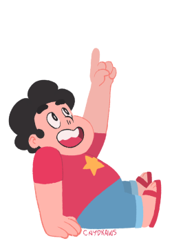 caydraws:  transparent steven but what is he looking at? 