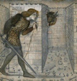 ganymedesrocks: windypoplarsroom:  Sir Edward Burne-Jones “Theseus