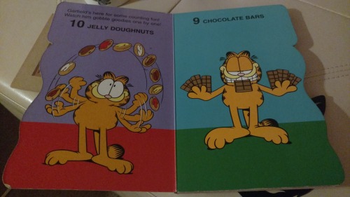 shiftythrifting:  Counting with Garfield!