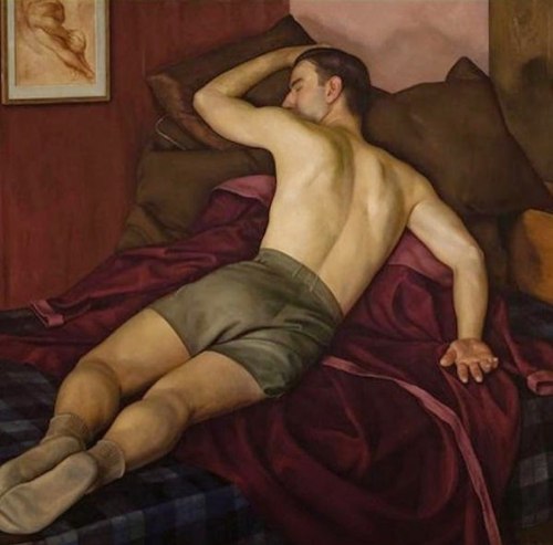 antonio-m: ‘Resting Athlete’, 1938, by Luigi Lucioni (1900–1988).