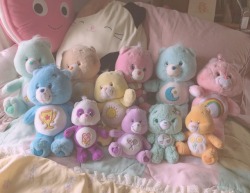 mistyhazy:my current care bear collection!💕