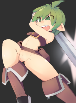 urbanstuf:  Disgaea Warrior Her name is Onion. For some reason,