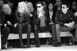 orbitofdesire:  Alison Mosshart, Alex Turner and Miles Kane front