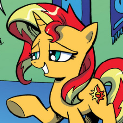 wolfnanaki: Some Sunset Shimmer panels from the MLP Annual story