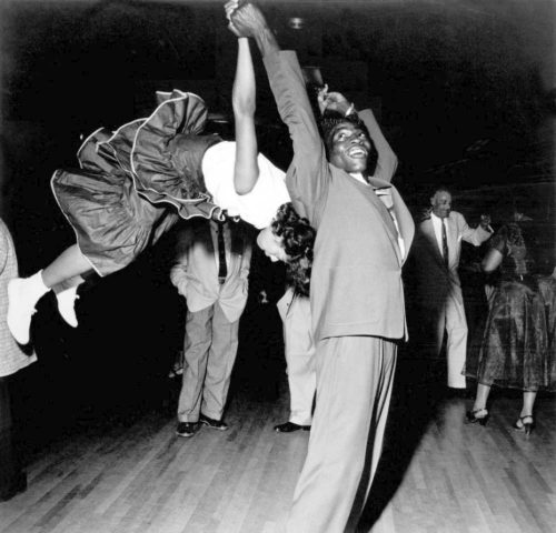 A couple dancing at the Savoy Ballroom in the Harlem district