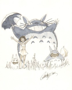 brianmichaelbendis:  My Neighbor Totoro by J. Scott Campbell