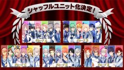 tomoyanagase:  New Aichuu Shuffle Sub-Units! Each unit will receive