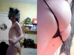 shapedlight:  Thongs, butts, and duel-cam action! …Is it just