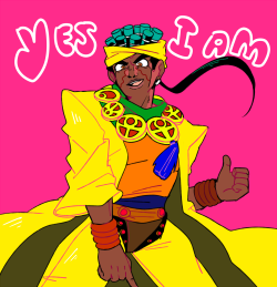 01aki:Also I forgot I drew an Avdol today _(：3 」∠ )_