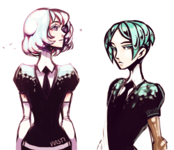 vvisti:some lunch break houseki no kuni doodles