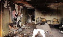 descentintotyranny:  Michael Brown’s Church Burned To The Ground,