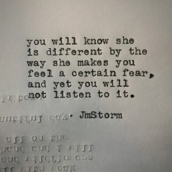 jmstormquotes:  She’s different