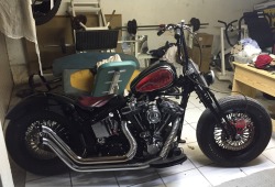 nico1340:  #japan style Bobber #bobber Harley Davidson #indian