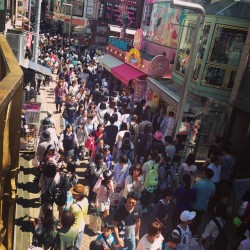 yayacosplay:  Yes. I was in this mess today. #Harajuku #shopping