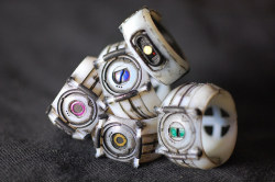 copiouslygeeky:  3D Printed Portal Rings The prices on these