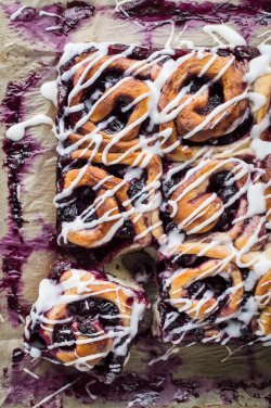 verticalfood:    Vegan lemon blueberry rolls   