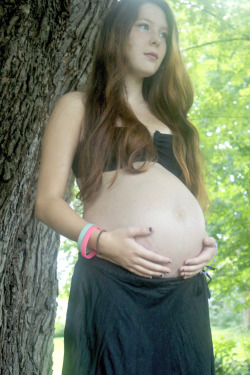  More pregnant videos and photos:  Pregnant Brunette Casting