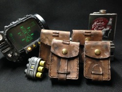 gearboxleather: Fallout family photo! These are the costume accessories