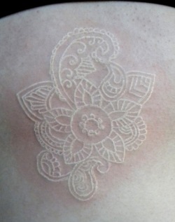 poetic:  I think I want a white ink tattoo similar to this. I’m