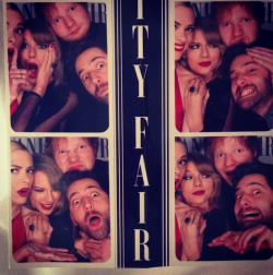 tswiftdaily:  jaime_king: #VanityFair fun with @edsheeran @taylorswift