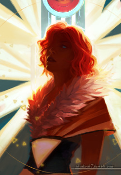 shalizeh7:  Red from the game Transistor by Supergiant games.