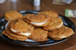 my-cannoli-cake:  bakeddd:  carrot cake cookies click here for