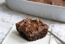 fullcravings:  Best Brownies with Chocolate Frosting