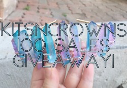 kitsncrowns:  As promised, I will be hosting a giveaway to celebrate