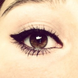 #bored #makeup #black #cateye #wing #eyeliner