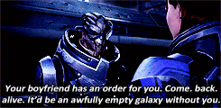 dragonborn:  We’re a team, Garrus. There’s no Shepard without