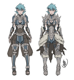 jaeon009:  Female fighter - berserker (fates) redesign + Ms.