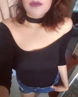 elibabeblog:Off the shoulder top…just squeeze your tits into