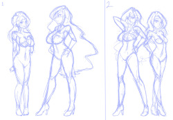 Just for fun, here are the two sketches I did for the commissioner