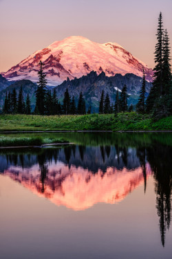 eocene:  Rainier Comes Awake by JD Hascup 